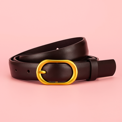 Cinto com Fivela Dourada