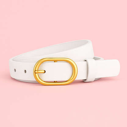 Cinto com Fivela Dourada